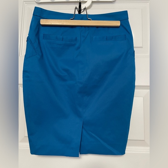 Club Monaco blue pencil skirt - Picture 2 of 3